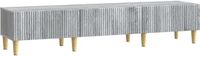 vidaXL TV Kast met lade Grijs sonoma 147 x 34,5 x 30 cm Bewerkt hout