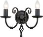 Steady Lighting Landelijke Kroonluchter - Metaal - Zwart - E14 - 36cm