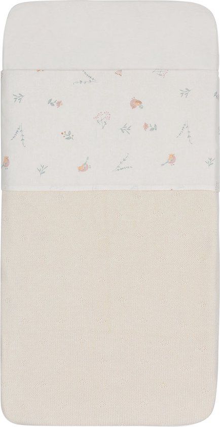 Jollein Baby Laken Wieg 75x100cm Lovely Birds - Katoen - Multicolor