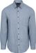 CASA MODA Sport casual fit overhemd - structuur - middenblauw