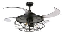 Beacon Lighting Beacon Fanaway Industri Indoor Plafondventilator 121CM Mat Zwart (Incl. Verlichting)
