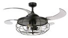Beacon Lighting Beacon Fanaway Industri Indoor Plafondventilator 121CM Mat Zwart (Incl. Verlichting)