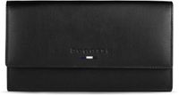 bugatti Romeo Ladies Long Wallet With Flap Black zwart