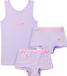Fun2Wear meisjes setje - Horse - Katoenen Kinderondergoed - 122 - Lila