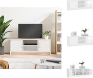 vidaXL Tv-meubel 102x30x37,5 cm bewerkt hout wit