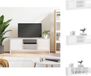vidaXL Tv-meubel 102x30x37,5 cm bewerkt hout wit