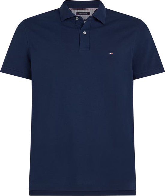 Tommy Hilfiger 1985 Regular Polo - Heren Poloshirt - Donkerblauw - Maat L