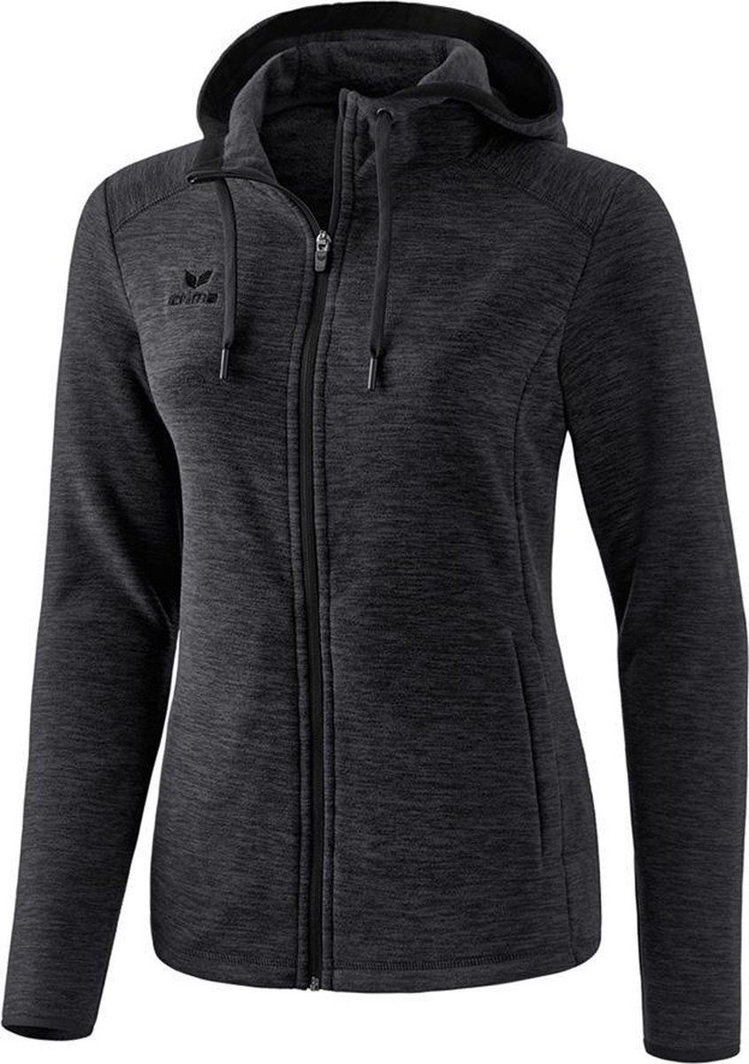 Erima Fleecejack voor dames - zwart