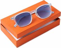 Silac Sol Cristal 7551 Zonneleesbril +1.25 Transparant Kunststof/Carbon Wayfarer