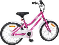 vidaXL Kinderfiets 18 Inch Roze Wit