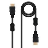 Brightium HDMI-kabel V1.4, 5,0 m, High Speed, HEC, Ferriet, A/M-A/M-aansluiting, ideaal voor HD-audio- en video-overdracht.