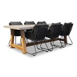 BUITEN living Veltis Portofino Zwart Dining Tuinset