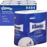 Kleenex Standard Toiletpapier 4-laags 8484CASE 24 Rollen à 160 Vellen