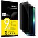 NEW'C 3 Stuks, Privacy Screen Protector voor iPhone 13 Pro Max, iPhone 14 Plus (6,7 inch), verbeterde 28-graden smalle privacyhoek, ultraduurzame 9H-hardheid, bubbelvrij
