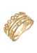 Elli - Ring - Dames Stapel Schakels Set Goudkleurig - Dames