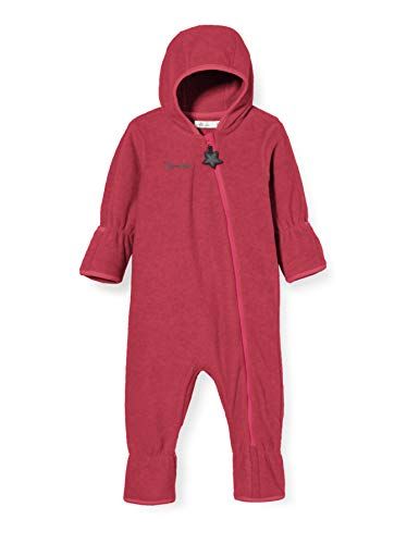 Sterntaler Unisex Baby Overall - Magenta Gemêleerd - Maat 80