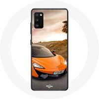 Maniacase Case voor Samsung Galaxy A41 Formula 1 McLaren F1 Oranje