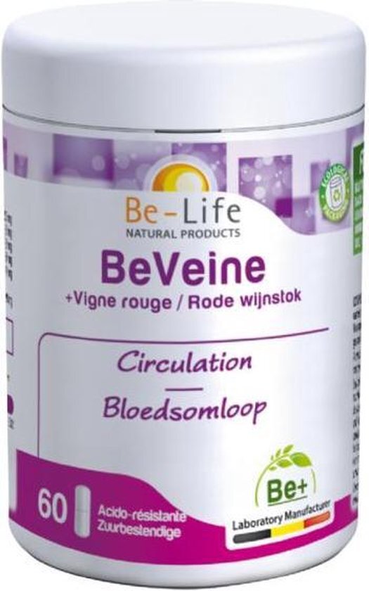 Be-Life Be Veine Rode Wijnstok Capsules 60 stuks