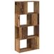 VidaXL Boekenkast 60x24x63 cm bewerkt hout oud houtkleurig