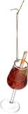 HD Collection décoration de sapin - cocktail spritz 13.5cm en verre, couleur orange 1 pièce