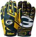 Wilson NFL Stretch Fit Green Bay Packers American Football Handschoenen Geel Unisex Senior