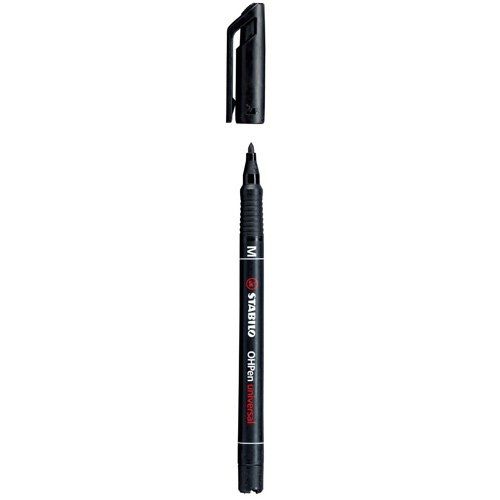 Stabilo OHPen universal permanent - 10 Pack - Zwart