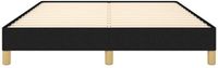 OEM Pinnacle Living Bedframe - 160x200 cm - Tweepersoonsbed - Gestoffeerd Zwart - Met Lattenbodem