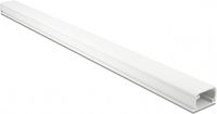 Delock Kunststof kabelgoot met cover en zelfklevende plakstrip - 100 x 3,5 cm / wit