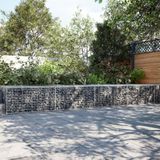 Maison Exclusive - Gabion avec couvercle, 1200x100x50 cm, acier galvanisé