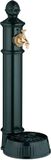 Merkloos Relaxdays waterzuil met kraan - 83 cm - putje - groen