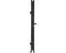 Merkloos / Sans marque Shanghai Sishun Technology Co., Ltd Enkele opvouwbare veiligheidshek, afsluitbare schaarhek met zwenkwielen, stalen intrekbaar hek voor ingangen, garages, magazijnen en zwembaden, 126 x 197 cm (B x H)