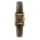 Ice-Watch - ICE mimi Square Gold Chocolate grain - Montre dorée pour femme avec bracelet marron en cuir - 026110 (17mm)