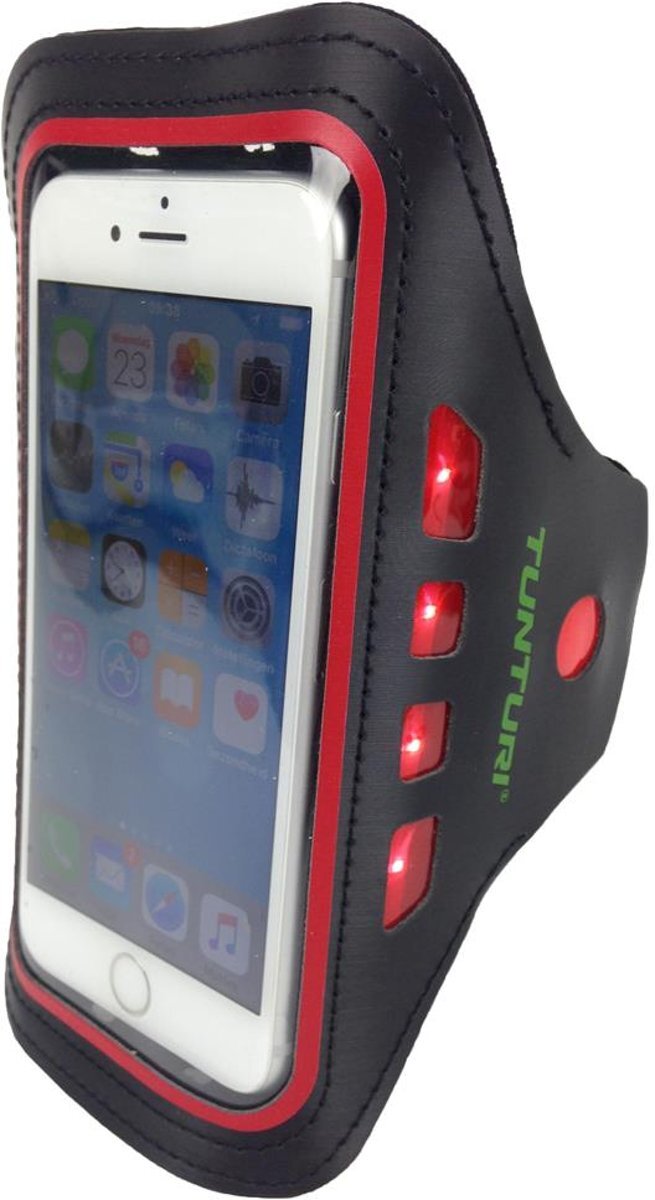 Tunturi Tunturi LED Telefoon Sport Armband - rood
