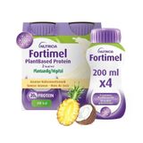 Fortimel PlantBased Protein 2kcal Ananas-Kokosnoot Smaak Voedingssupplement 4x200ml
