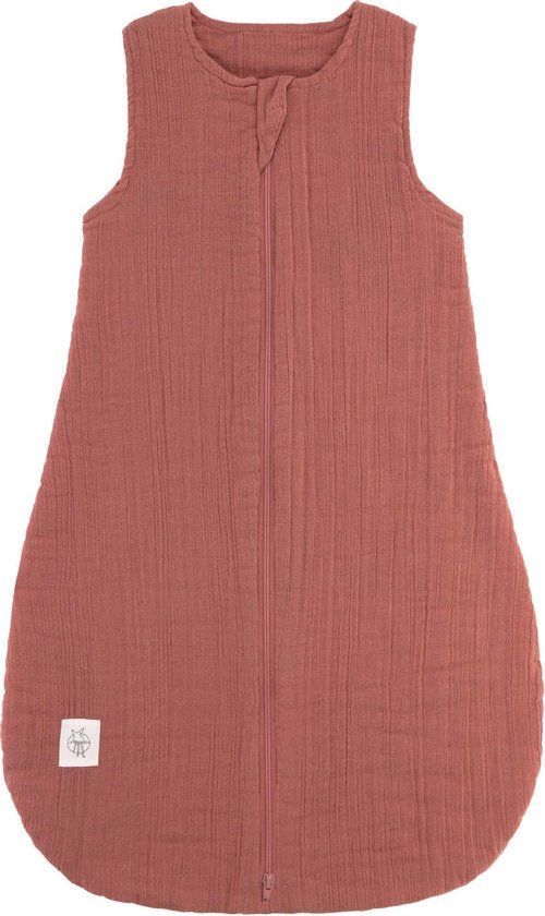 Lässig Babyslaapzak Zomer Muslin GOTS - rosewood 2-6 mnd maat 62/68