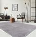 the carpet RELAX – Extra Zacht & Wasbaar Vloerkleed tot 30°C met Antislip Onderzijde – Fluweelachtige Structuur – Voor Slaapkamer of Woonkamer – Grijs, 80 x 150 cm
