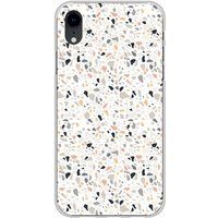 Apple iPhone XR Terrazzo color bedrukt siliconen hoesje