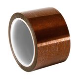 TapeCase B-1.8" X 0.5"-2500BC Amber Polyimide/Silicone Tape