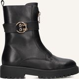 BLASZ Leta-77 Veterboots Dames Zwart Leer Maat 42