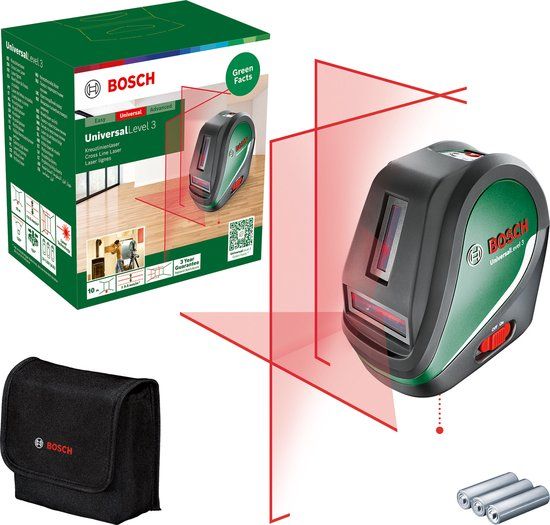 Bosch UniversalLevel 3 Kruislijnlaser - 10 m