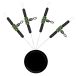 Colmic Stoppers Diamond Impressed Green Bead Stick