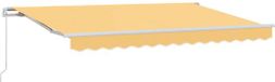 vidaXL Parasol manuel 4 x 3,5 m Sable Polyester