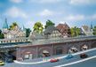 Arkaden met winkels, modelbouwsysteem N, kunststof, bouwdoos