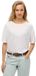 Superdry Studios T-shirt met verlaagde schouders Dames Wit Katoen/Lyocell