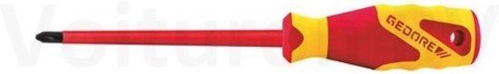 Gedore VDE Sleufkop Schroevendraaier 2,5 mm - Geïsoleerd 1000V - 1612220