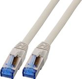 EFB Elektronik EFB RJ45 Patchkabel S/FTP, Cat.6A, Cat7 TPE Superflex, 10m, grijs