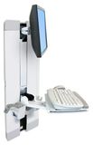 Ergotron StyleView Vertical Lift Muur Wit
