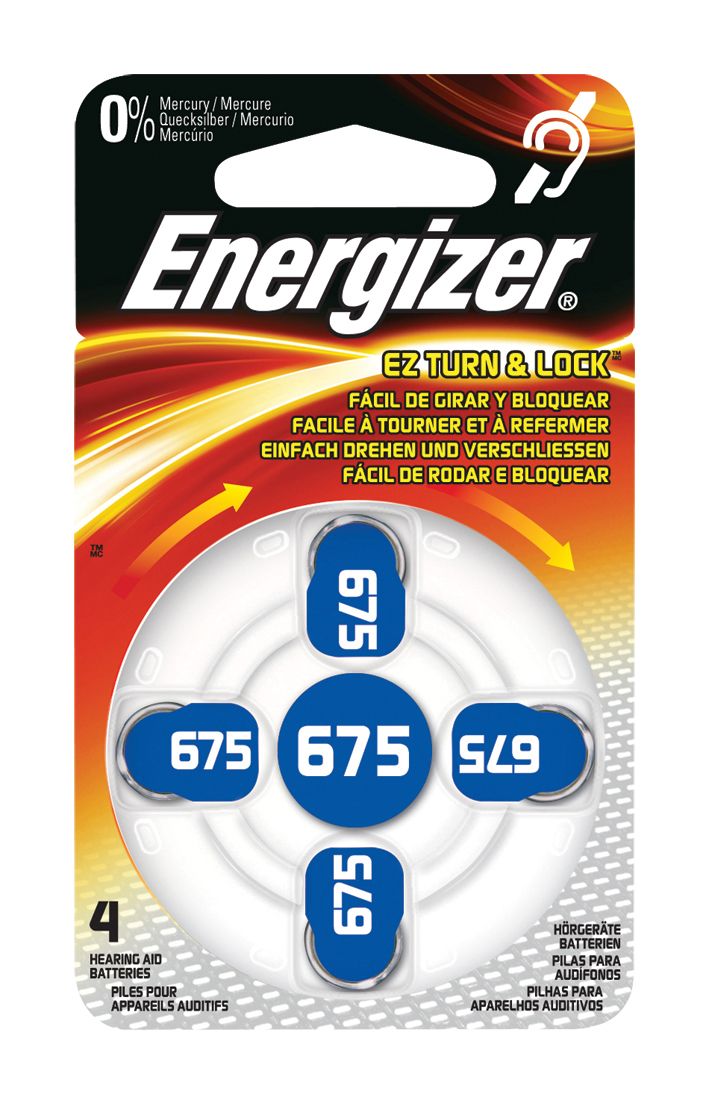 Energizer ENZINCAIR675-4 - Huishoudelijke batterijen