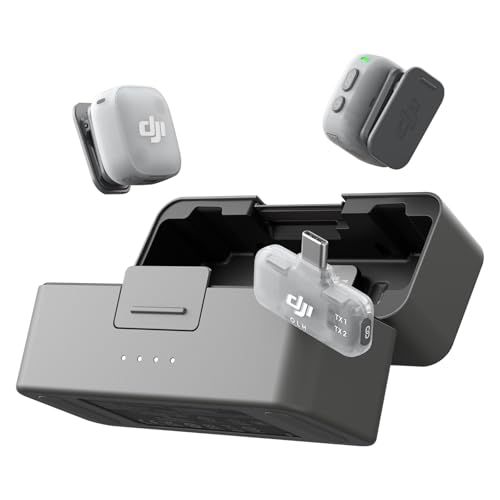 DJI Mic Mini 2 (2 TX + 1 mobiele RX + oplaadetui), draadloze microfoon