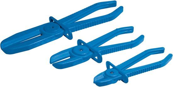 Silverline 3-delige flexibele slang klemmen set